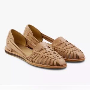 Nisolo women’s huarache sandal - Almond color, size 8. Only worn a few times.